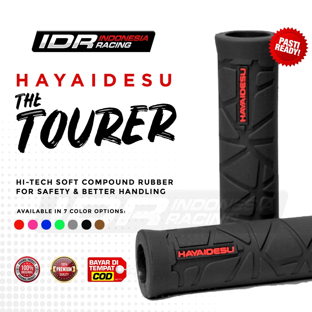 Handgrip Hayaidesu THE TOURER Hand Grip Stang Motor