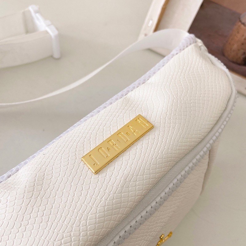 AIR JORDAN REGAL CROSSBODY SNAKE LEATHER WAISTBAG / TAS PINGGANG JORDAN KULIT ULAR SINTETIS