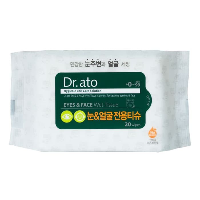DR. ATO - Eyes & Face Wet Tissue 20p