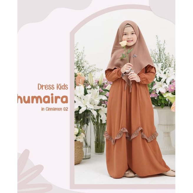 SYARI ANAK TERBARU 7-13/KHUMAIRA SYARI KIDS/GAMIS ANAK L XL/PAKAIAN MUSLIM ANAK/FAR MOSLEMSTORE