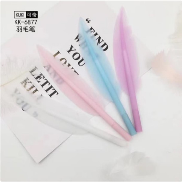 

Pulpen Gel Bentuk Bulu