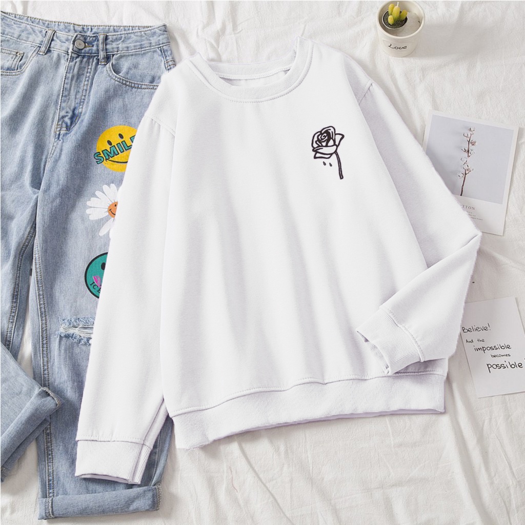 SWEATER FLOWER - CREWNECK FLOWER