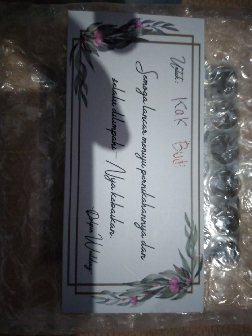 Kotak Cincin Kayu Kecil + Bunga Untuk Seserahan/ Lamaran Kc