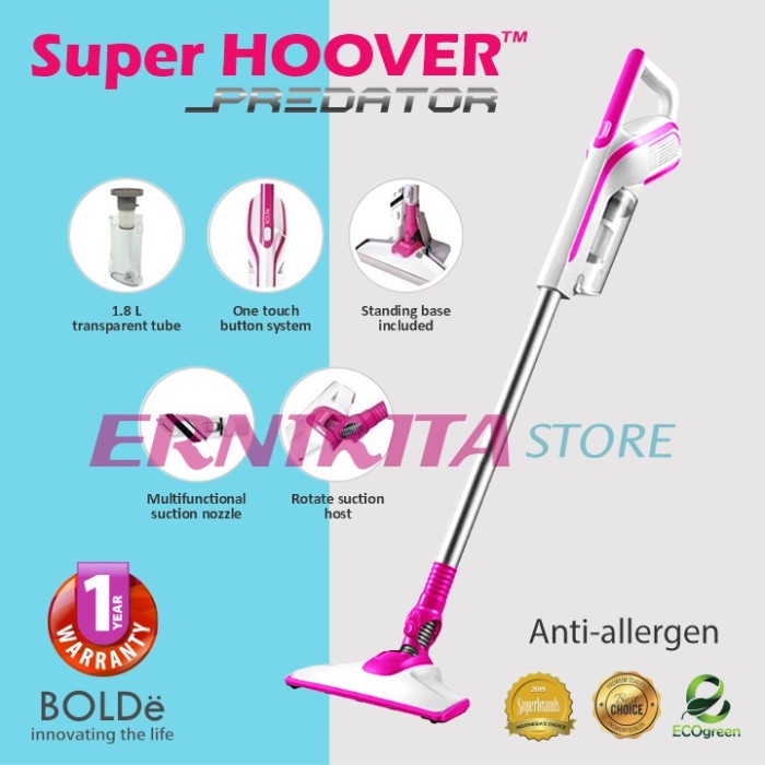 BOLDE SUPER HOOVER PREDATOR - VACUUM CLEANER FILTER STAINLESS + HEPA