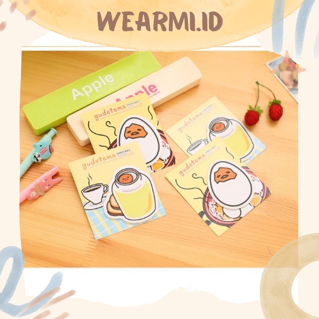 

SN32 - Sticky notes Gudetama Scrapbook Bujo Jurnal DIY