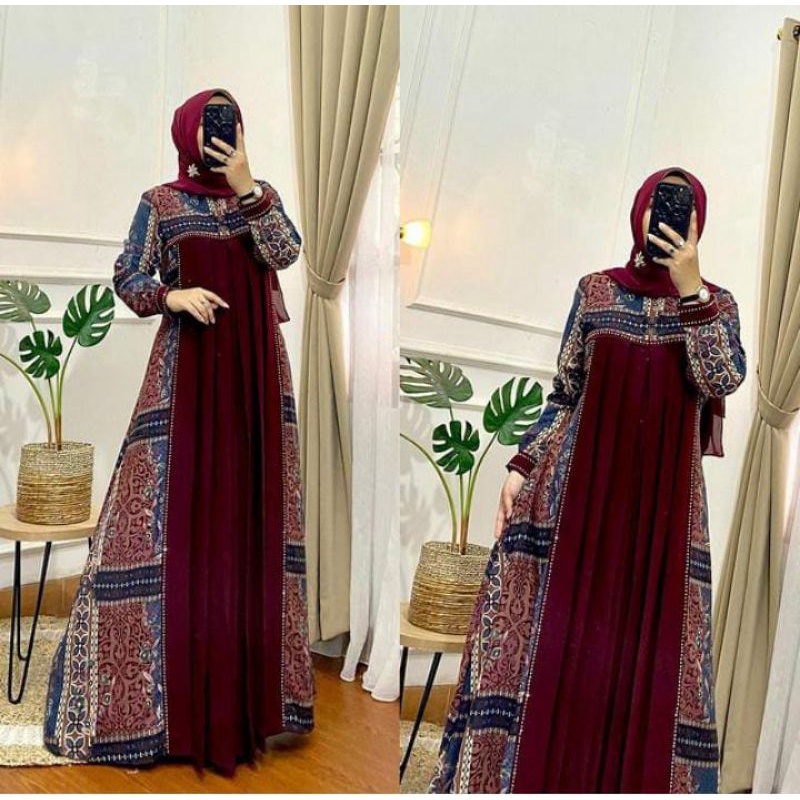 GAMIS AMEENA DRES&quot;GAMIS  ELEGAN SUPER CANTIK&quot;ORIGINAL AMORE BY RUBY