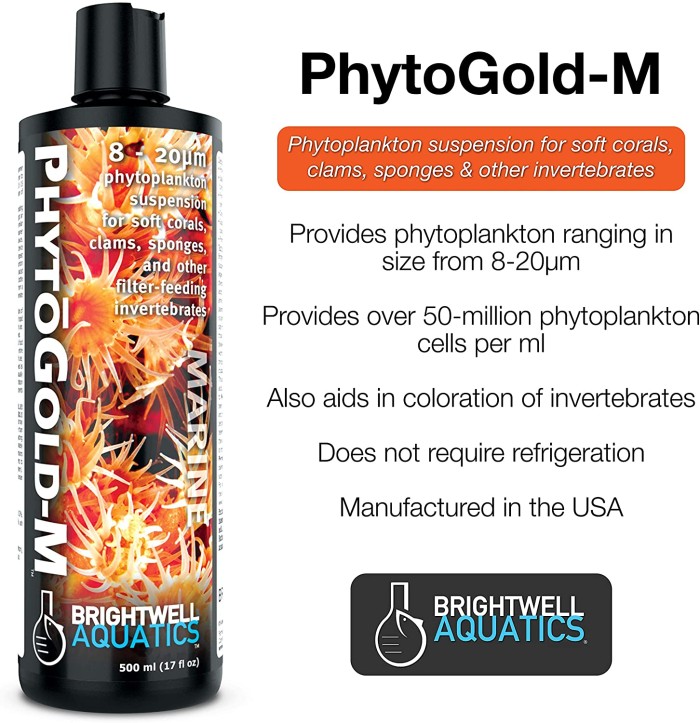 PhytoGold M Brightwell - Coral Food -untuk Coral Setelah Fragmen 500ml