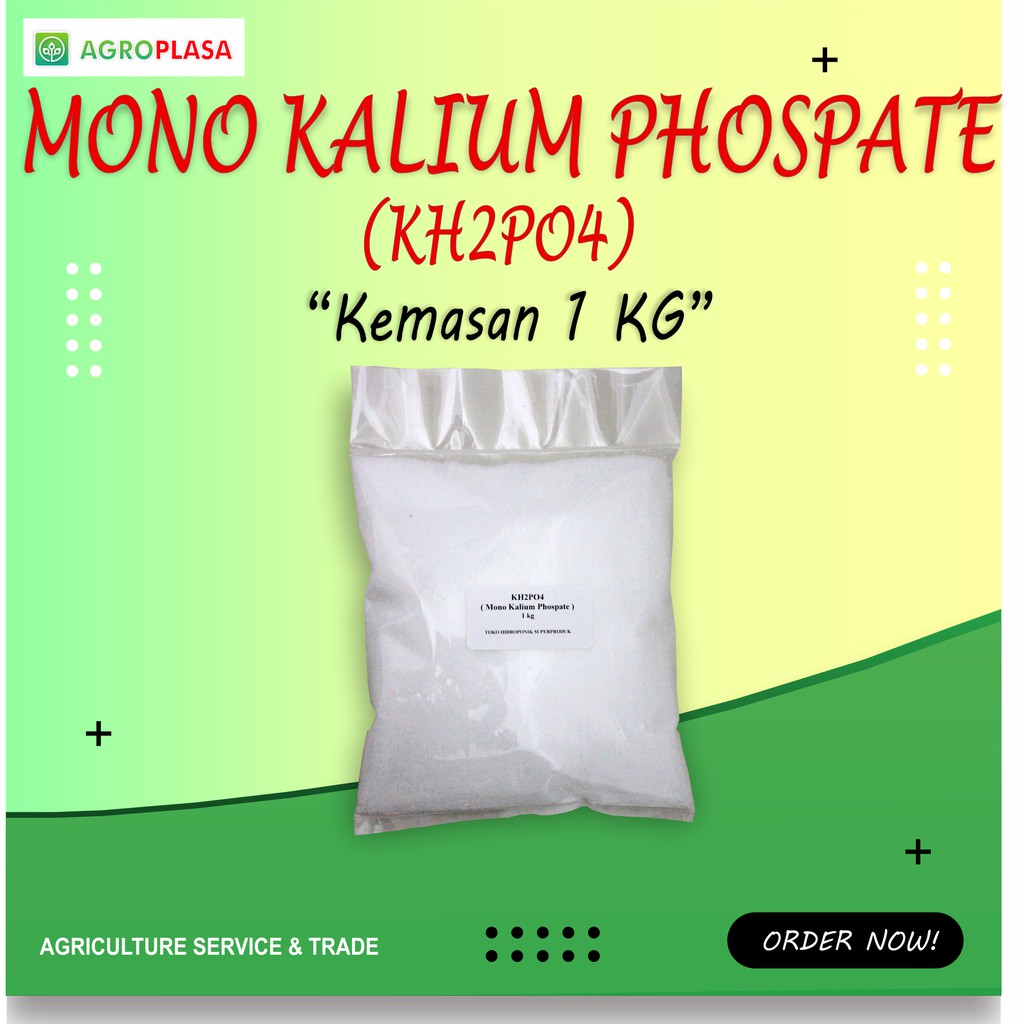 Jual Pupuk KH2PO4-Mono Kalium Phospate MKP Kemasan 1kg - Agroplasa ...