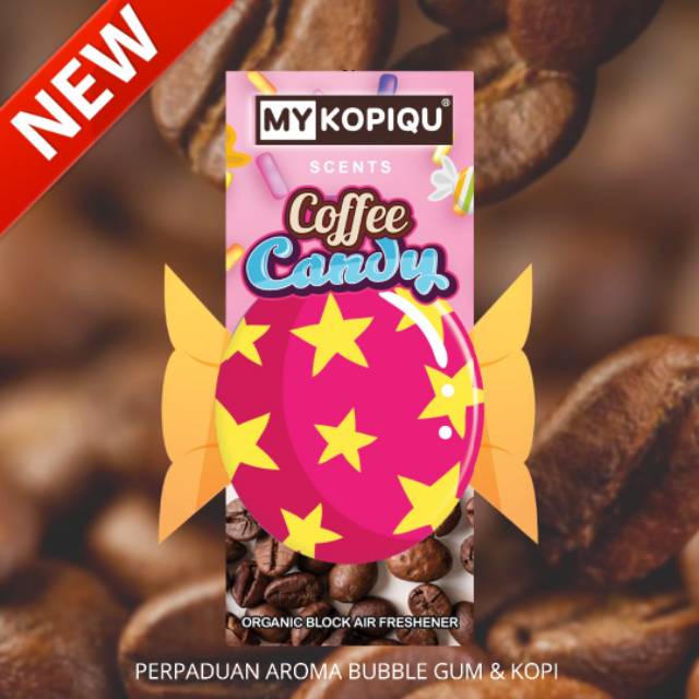 Parfum Mobil Aroma Permen kopi Coffee Candy Mykopiqu My kopiqu