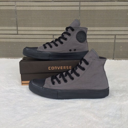 Sepatu Converse All Star CT High Keren Pria Wanita Warna Abu Hitam Ori + Box Size 38 - 43