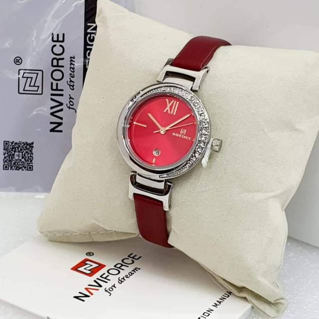 JAM TANGAN KULIT NAVIFORCE 3CM