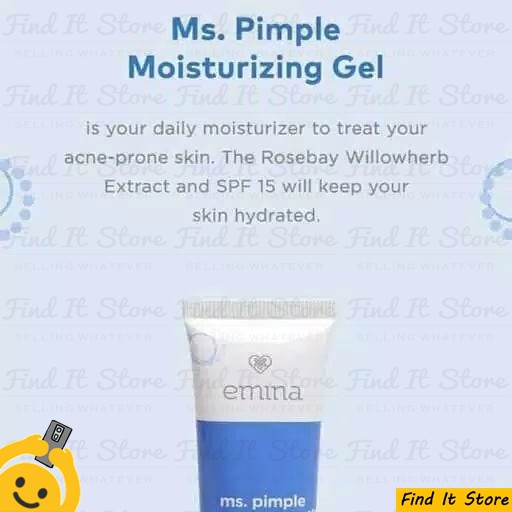 Emina Ms Pimple Acne Solution Series Face Wash | Toner | Moisturizing | Spot Gel | Sebum Fighter