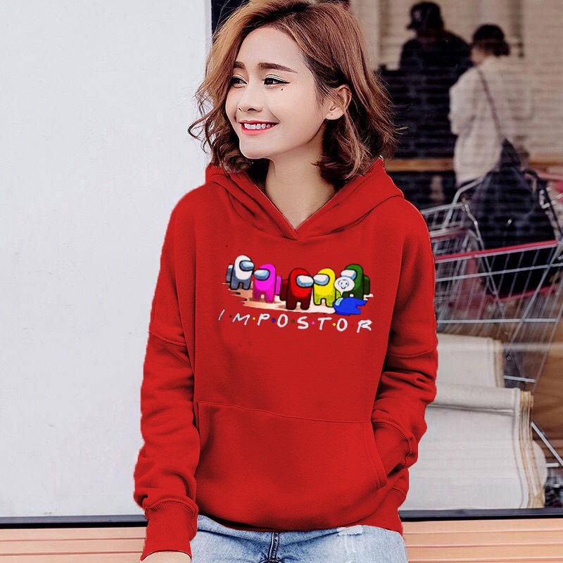 HOODIE WANITA IMPOSTOR TERMURAH/PAKAIAN WANITA TEBAL TERLARIS