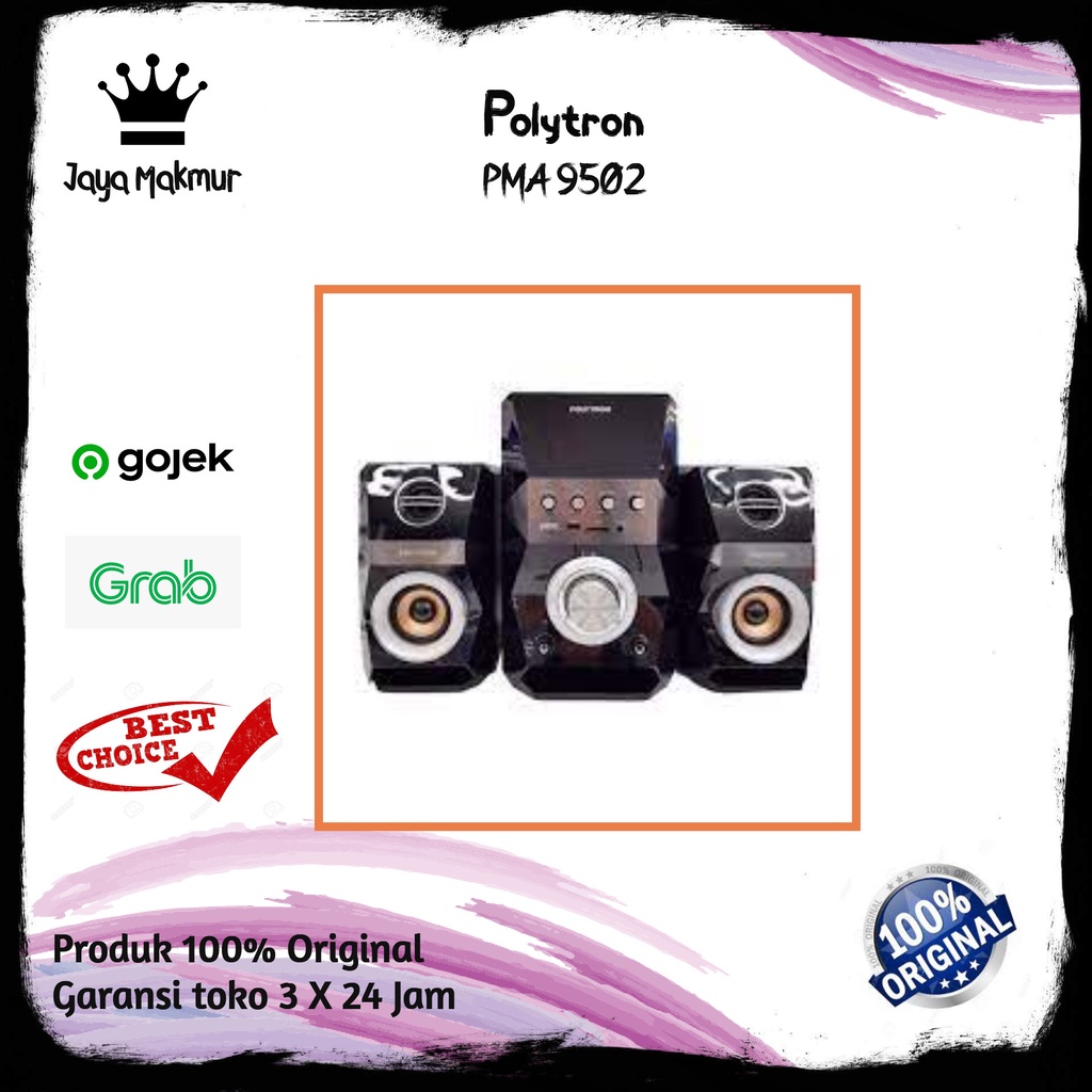 Speaker Aktif Polytron PMA 9502 / Speaker Bluetoth PMA 9502 / PMA 9502