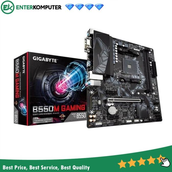 Gigabyte B550M Gaming (Am4, Amd Promontory B550, Ddr4, Usb3.2, Sata3)