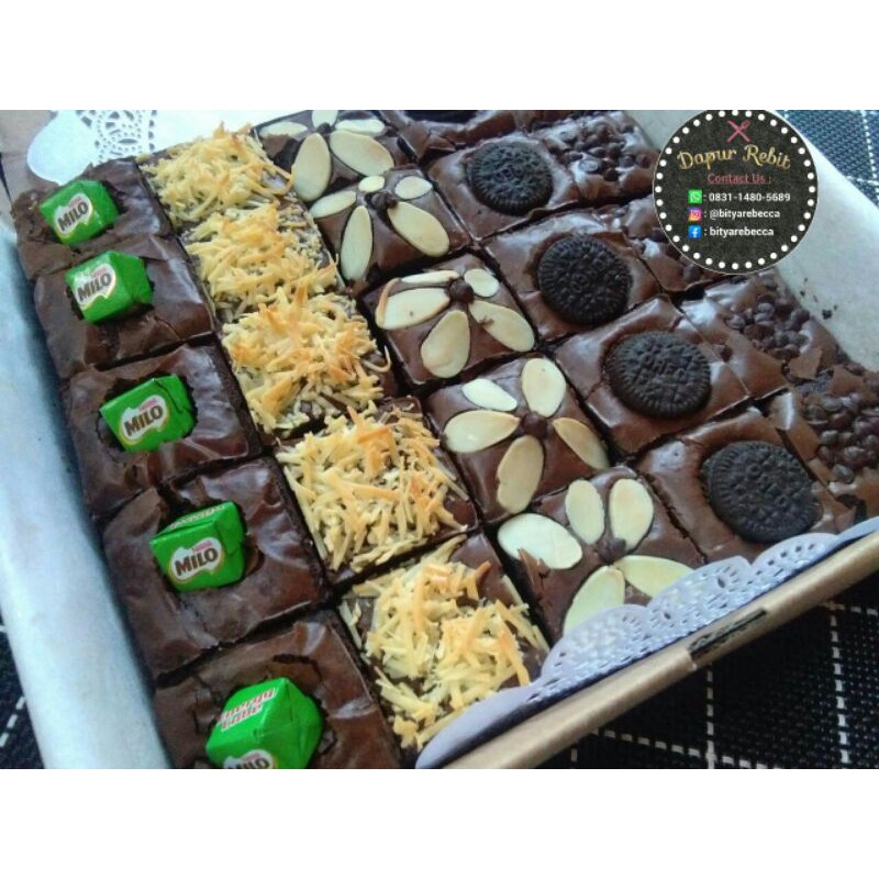 

Brownies Sekat uk 20×20 By: dapurReBit