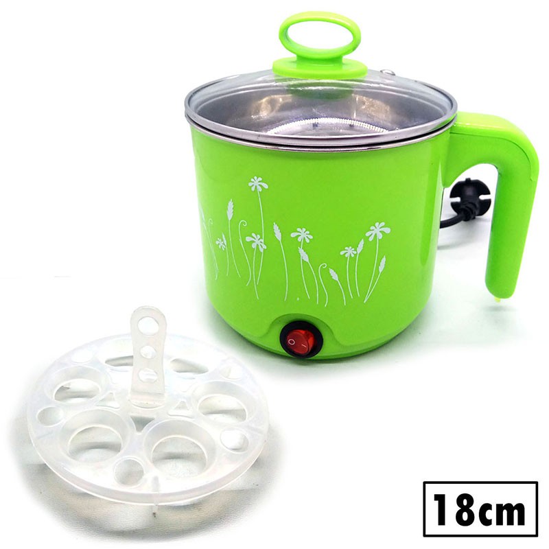 Panci listrik / teko listrik electric steamer pot stainless steel 18 cm Warna Random