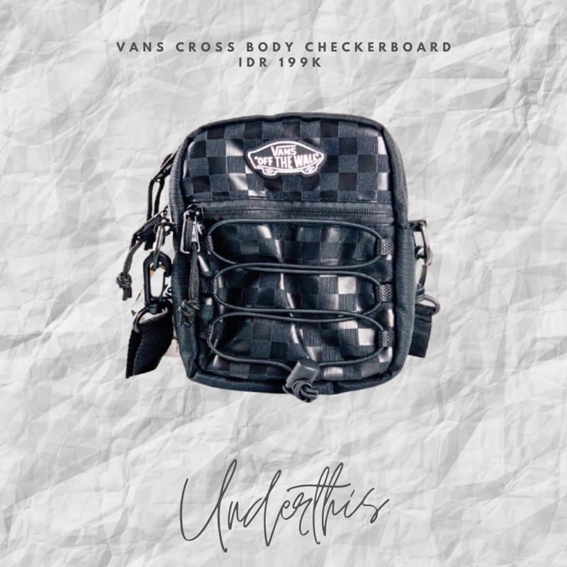 vans sling bag checkerboard