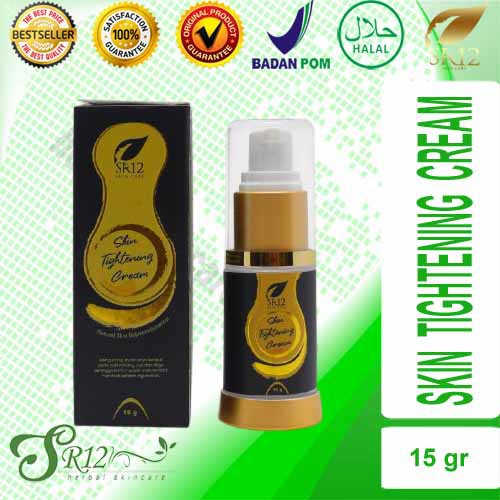 

SR12 SKIN TIGHTENING CREAM / ANTI KERIPUT KULIT / ANTI OKSIDAN / MENGATASI FLEK HITAM / BPOM SR 12