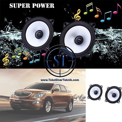 Speaker Subwoofer Mobil HiFi 4 Inch 60W 2 PCS Audio Otomotif Mobil 4&quot; 60 Watt