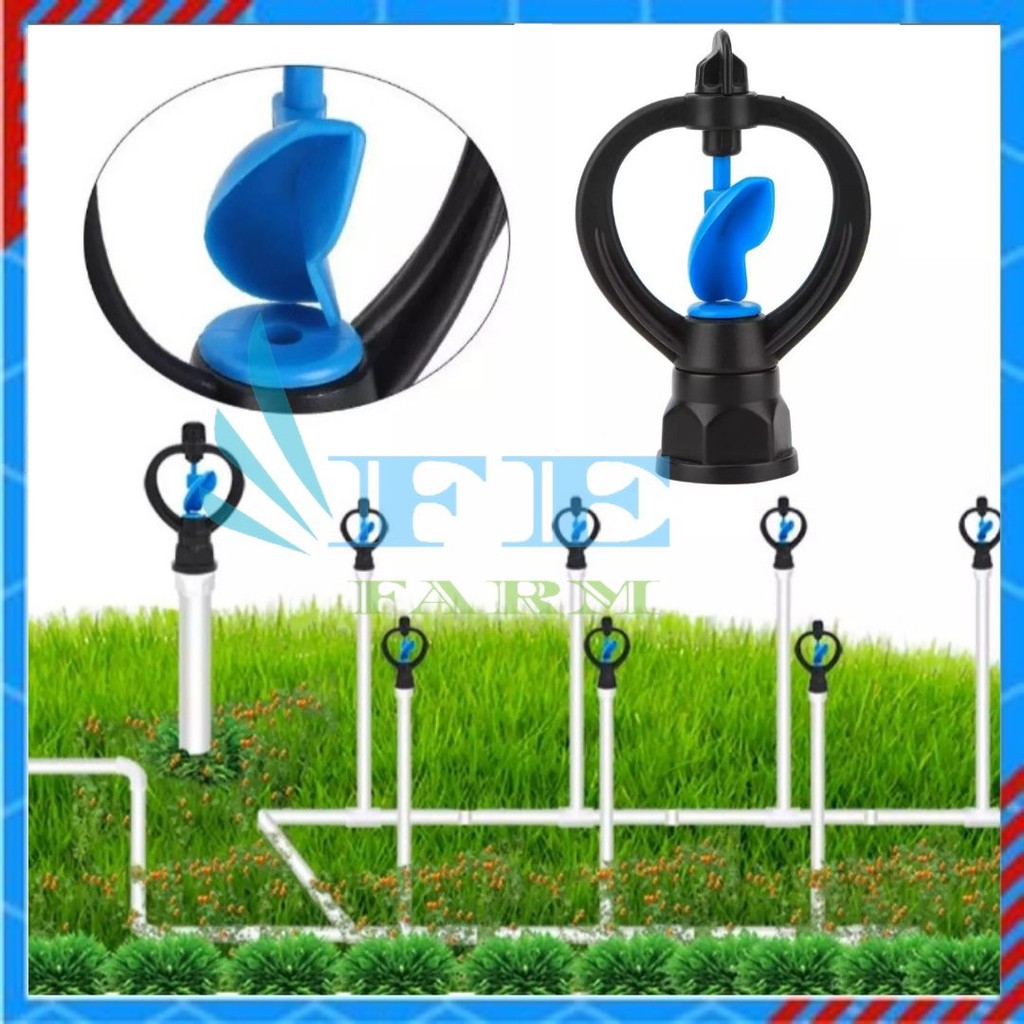 Sprinkler Kupu Kupu Butterfly Sprinkler 360 Derajat Otomatis 1/2 3/4 Inchi