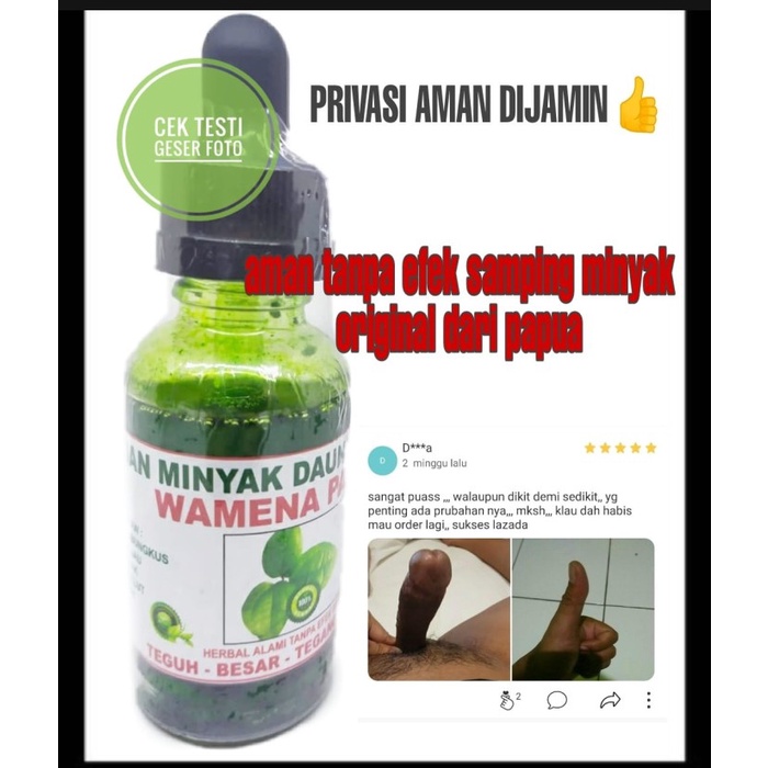 COD Minyak-Urut-Ramuan-Daun-Pembungkus-Original-Wamena-Papu