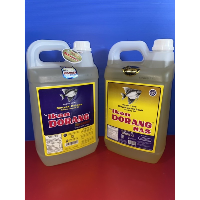 

Minyak goreng ikan Dorang 5L