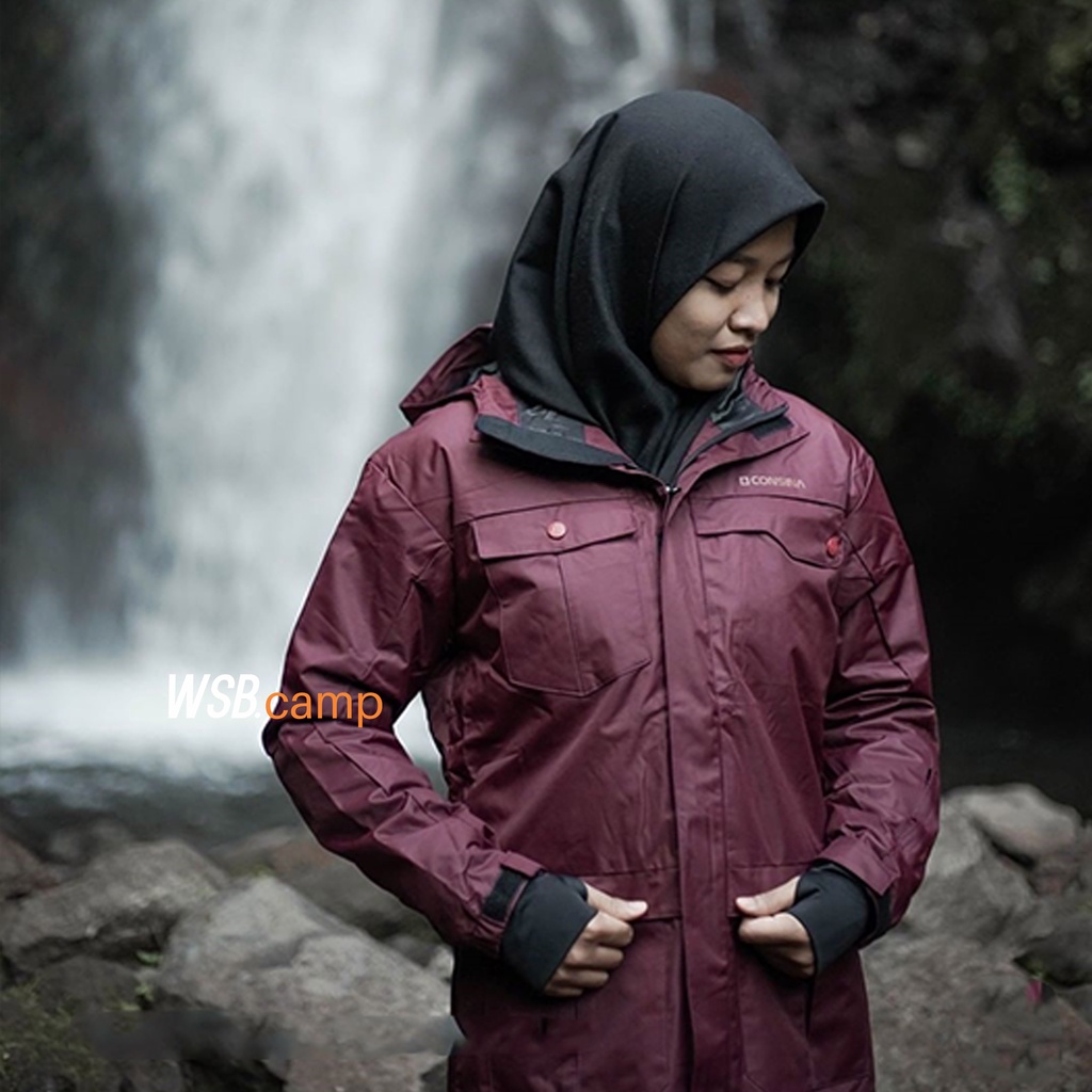 JAKET GUNUNG CEWEK MILFORD CONSINA - JAKET PARKA