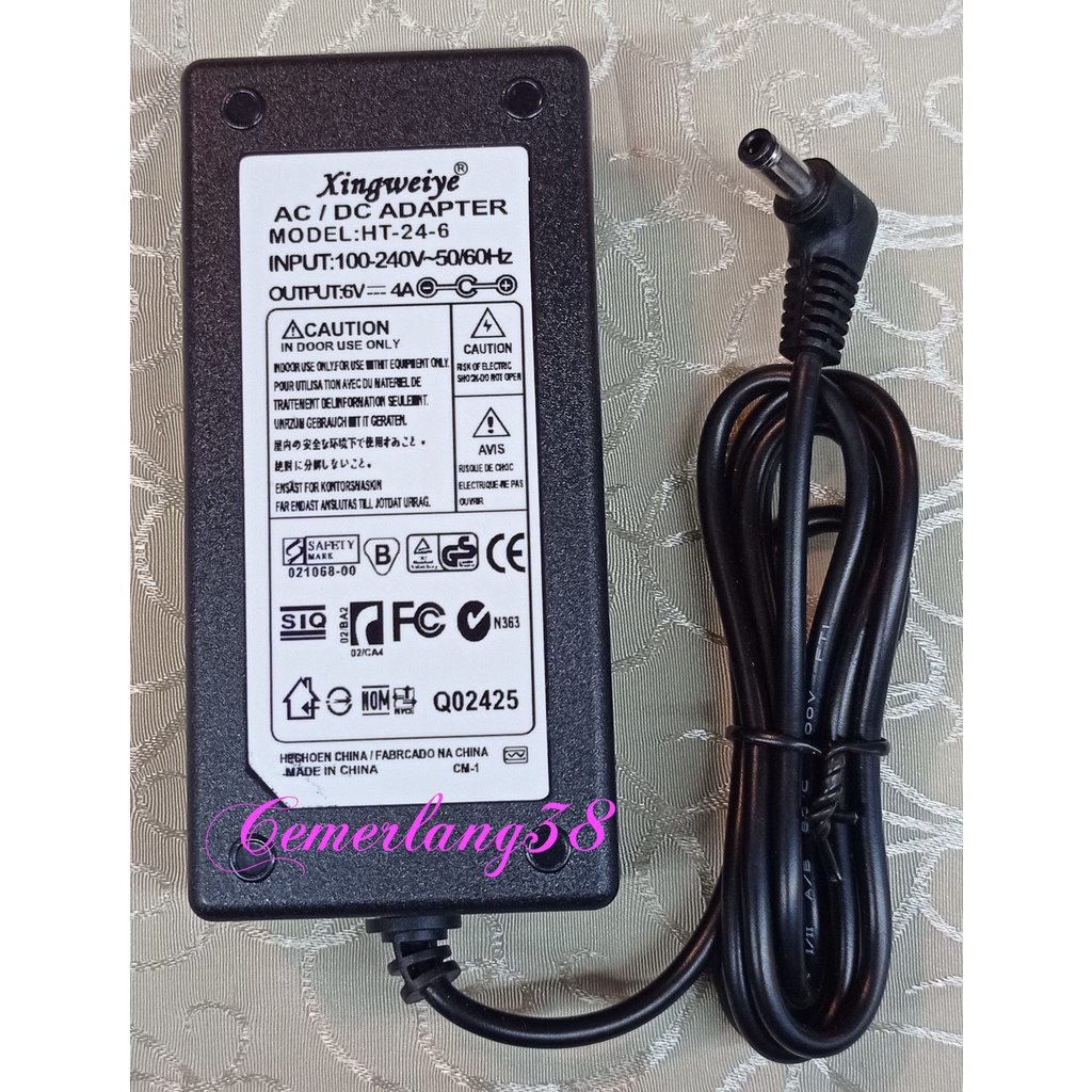 Switching Adaptor 6V 4A Charger Converter AC 220V to 6 V 4 A Power Supply 6 Volt 4 Amper 24 Watt