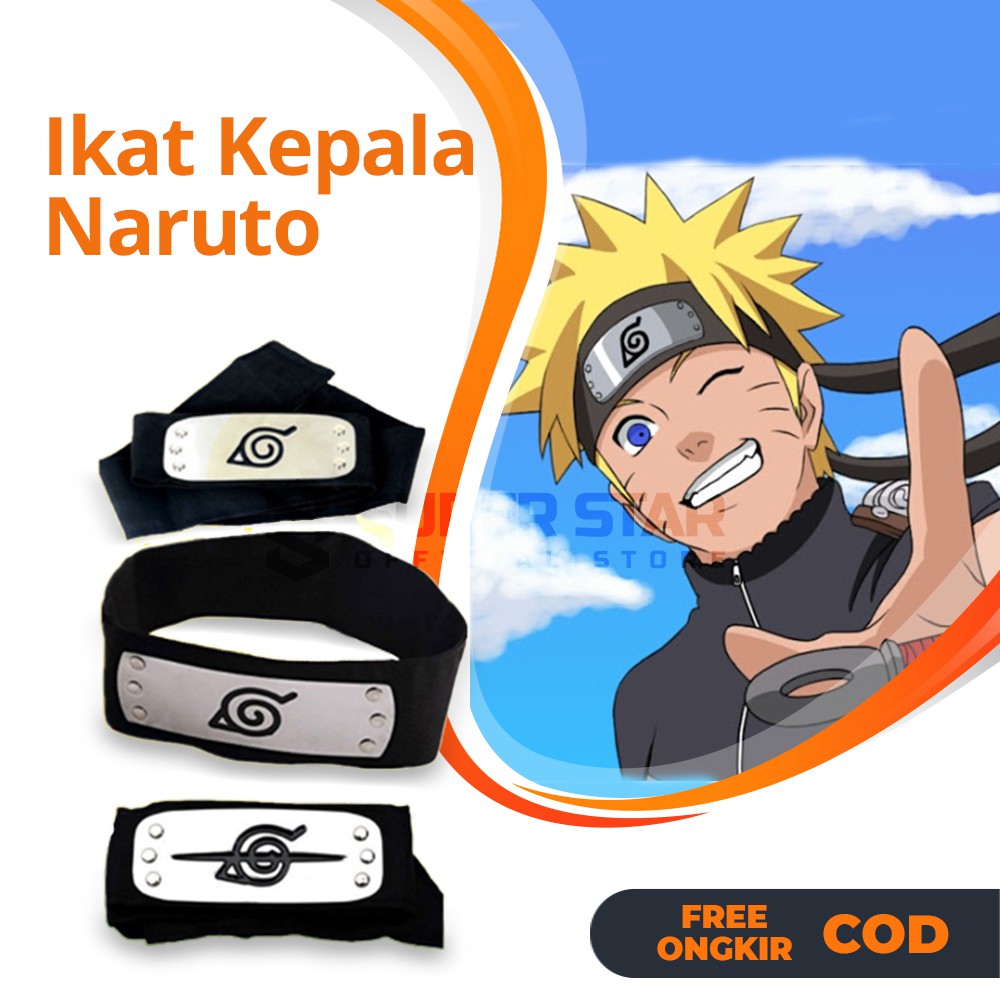 Ikat Kepala Naruto Acc Headband Premium Import Konoha