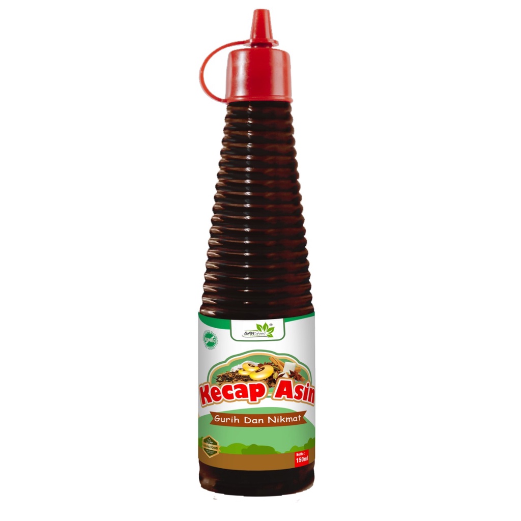 Jual Kecap Asin Sanfood Non MSG Non Pengawet 150ml Kecap Kedelai Hitam ...