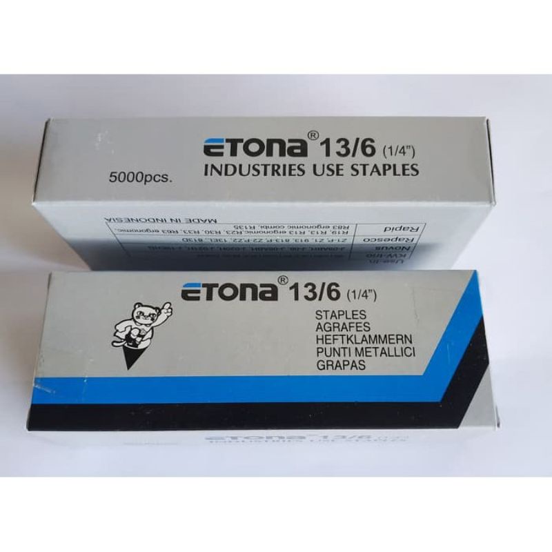 

Staples / Isi Staples Etona 13/6 (1kotak)