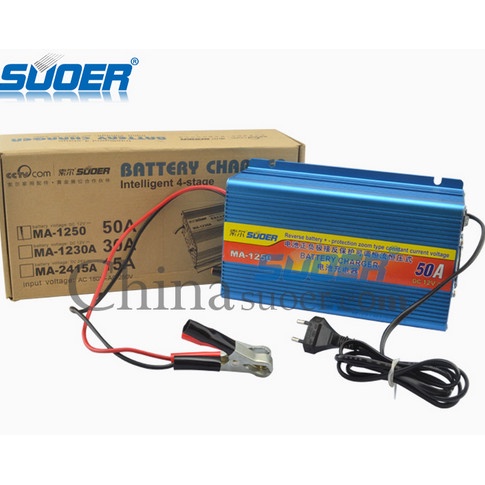 Jual Smart Charger aki Suoer 12V 50A MA-1250A Casan accu aki 50 ampere