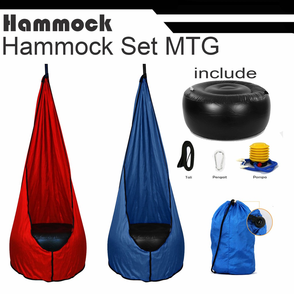 ayunan Hammock set MTG Free Bantal+Pompa+carabinner Deskripsi Termurah Ayunan Hammock DY001 Matougui