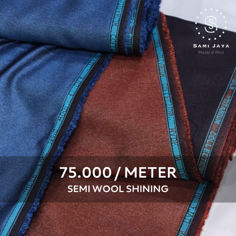Kain Bahan Jas & Celana Wedding KENZO Semi Wool Shining
