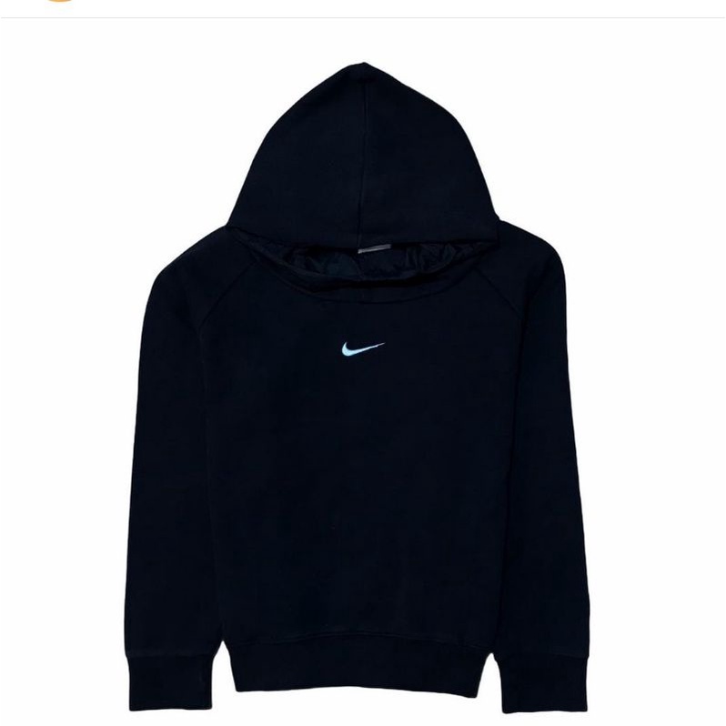 Hoodie Nike Center Small Swoosh Black