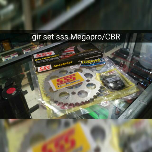 Gear set sss Megapro, CBR