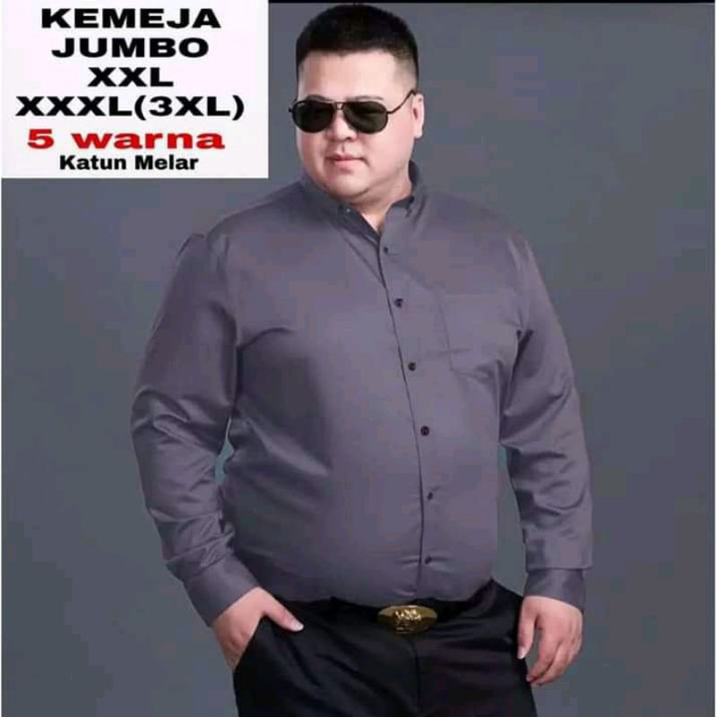 KEMEJA JUMBO POLOS