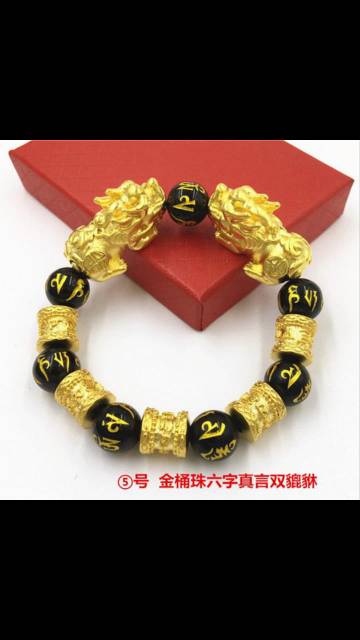 Charm Liontin xuping bahan gelang emas hongkong guru beads