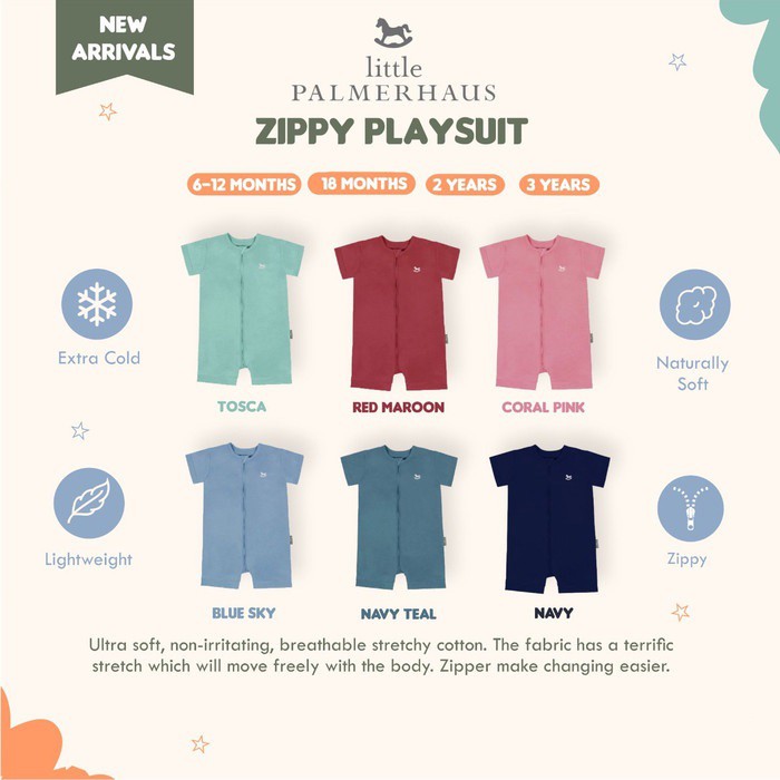 Little Palmerhaus Zippy Playsuit