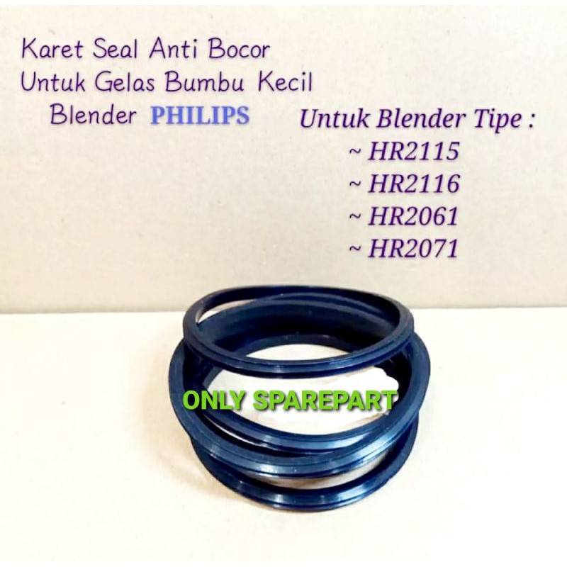 SEAL KARET MOUNTING GELAS MILL Bumbu BLENDER PHILIPS HR 2061/ HR 2071 / HR 2115 / HR 2116