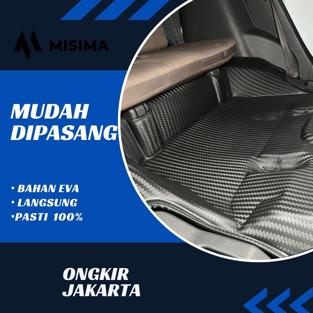 Karpet Mobil / Car Mats 5D Daihatsu Sigra / Toyota Calya Motif Carbon Premium