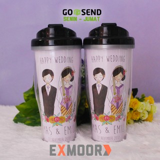 Tumbler Couple Pengantin Jas & Kebaya Hadiah Pernikahan | Shopee Indonesia