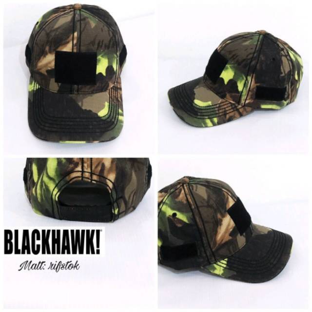 Topi Army Velcro Camo oak perbakin