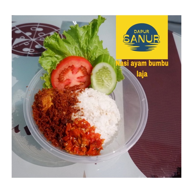 

Nasi ayam bumbu laja