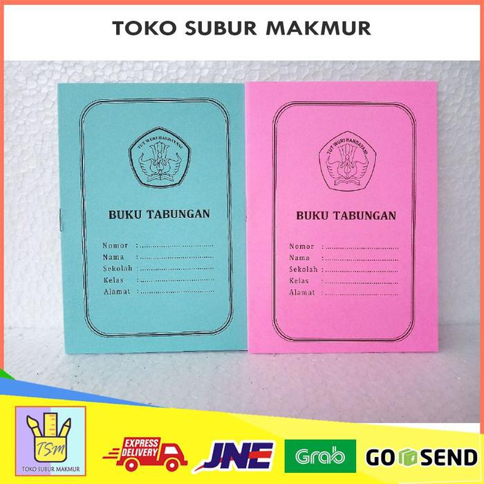 

[50 PCS] BUKU TABUNGAN KECIL RANDOM WARNA