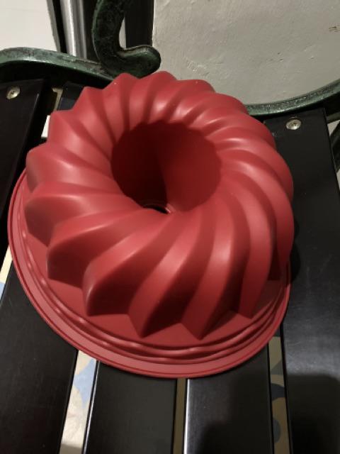 Cj Cetakan Silikon Puding Kue Swirl I