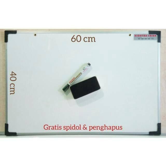 

Nov | Papan Tulis Putih/ White Board 60X40 + Spidol Dan Penghapus