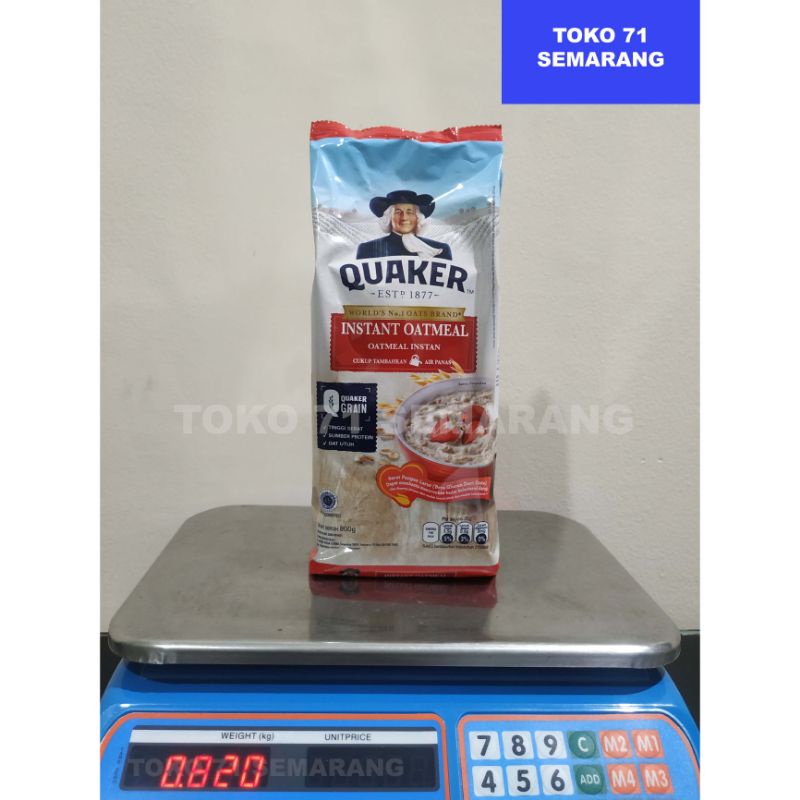 

Quaker Instant Oatmeal 800 gr
