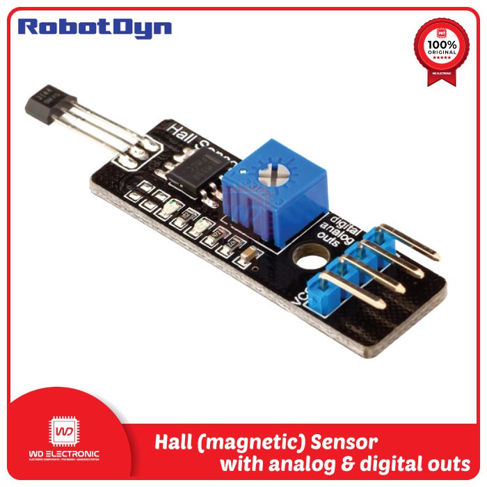 A3144 Hall Effect Sensor Module Pinout, Specs, Features, 56% OFF